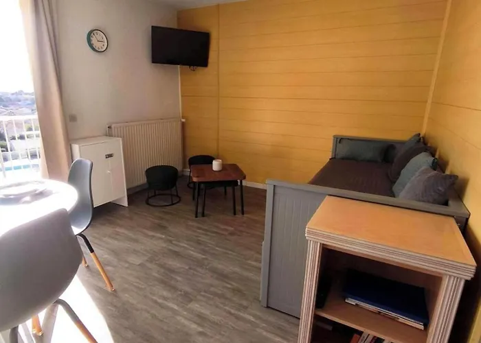 公寓 Agreable T2 Lumineux Avec Vue Degagee Et Piscine *